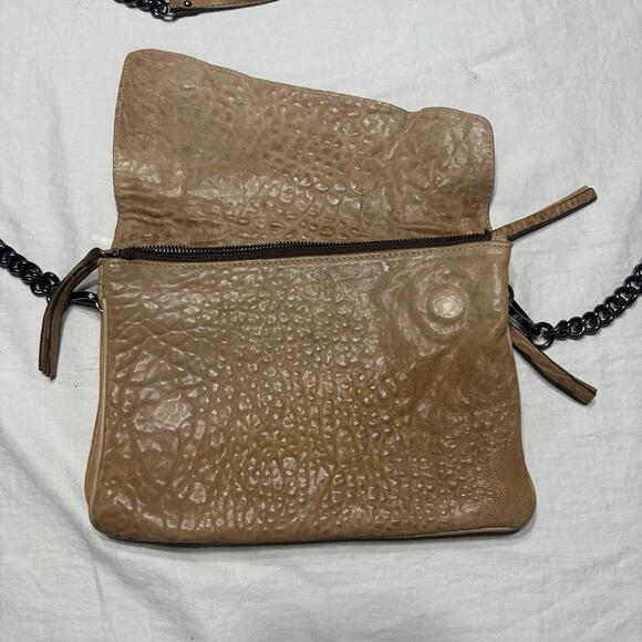 Maxon Collection Purse  Tan  Leather Crossbody Made in  Italy Classic - Picture 15 of 16
